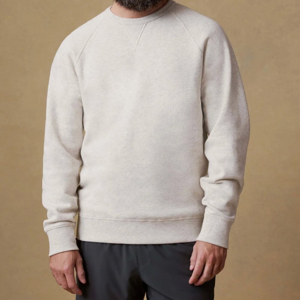 faherty high standard fleece crewneck NWT